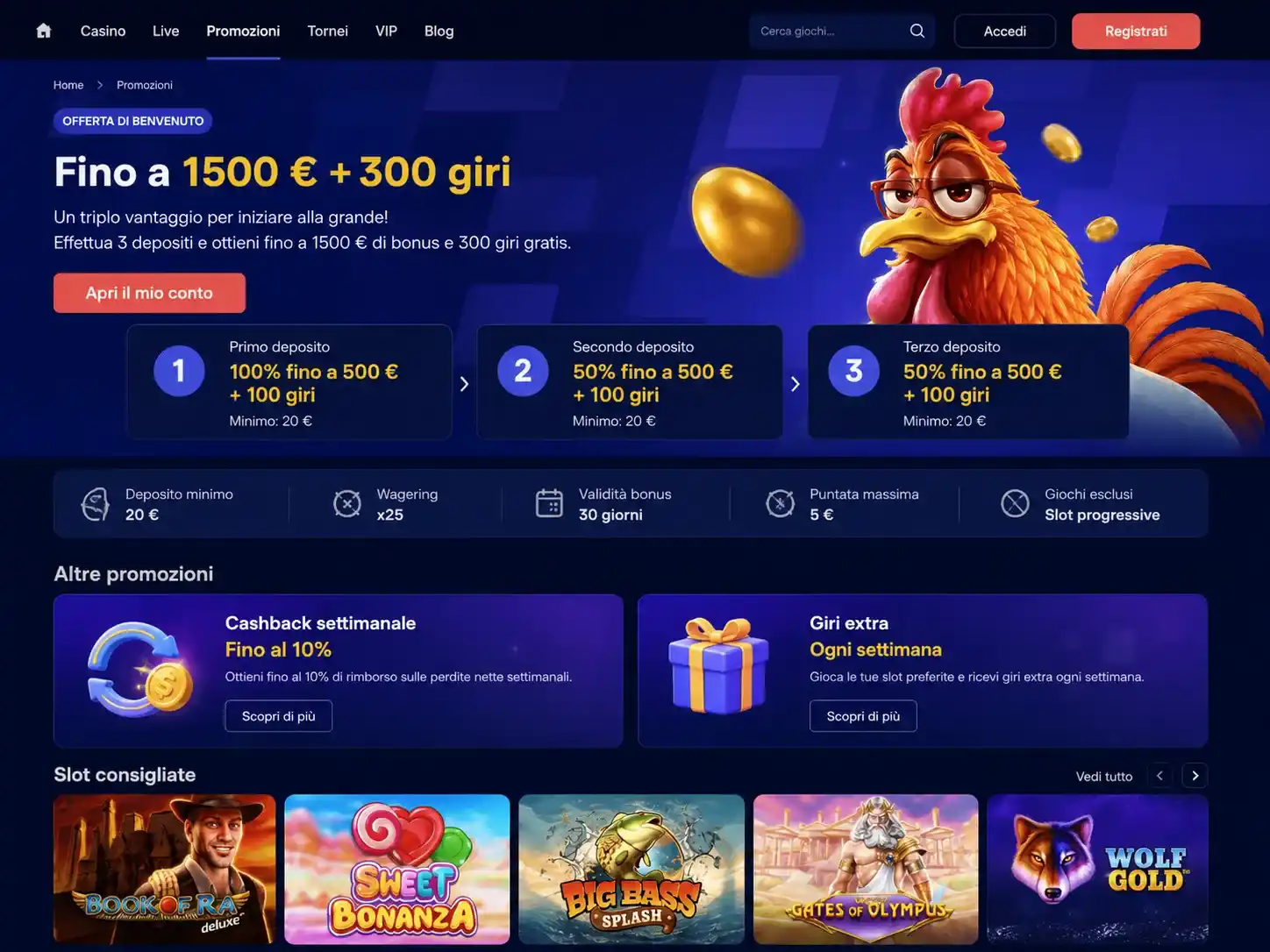 Winnita Casino bonus e promozioni: valore reale e condizioni